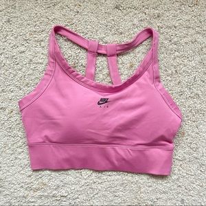 Nike Air Pink Longline Sport Bra